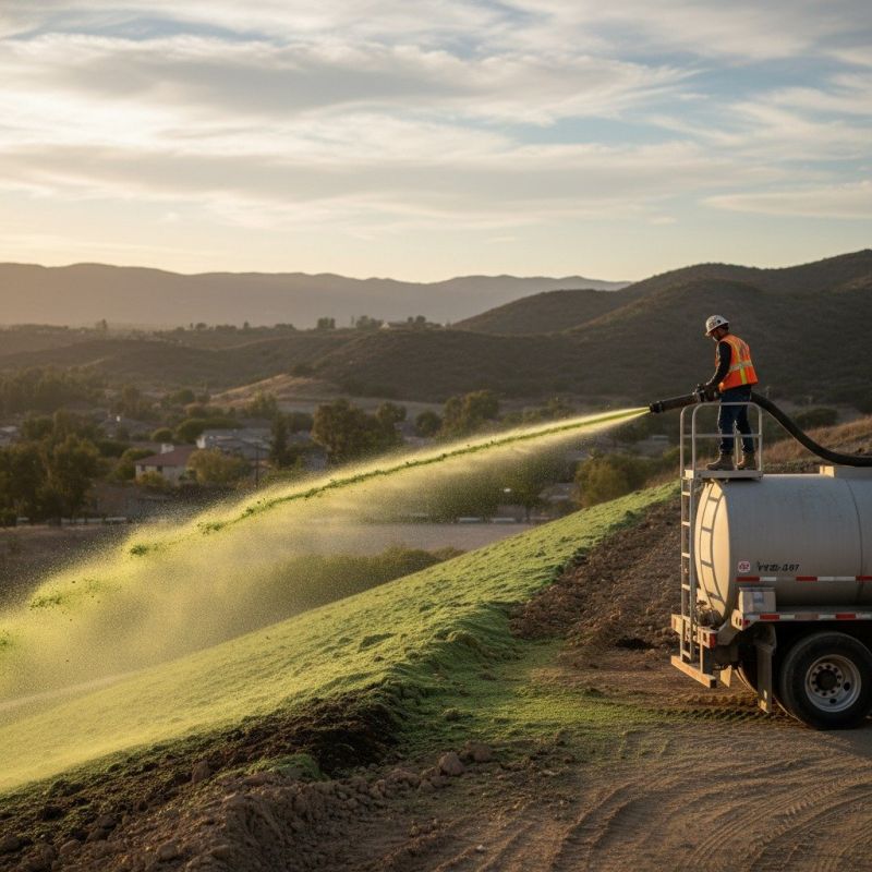 Hill Hydroseeding